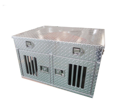 Удобная сверхмощная алюминиевая коробка собаки, алюминиевые клетки собаки для Ютов